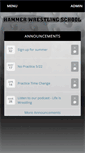 Mobile Screenshot of hammerwrestling.org